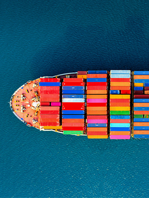 Ocean freight container shipping