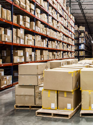 Warehouse storage racks